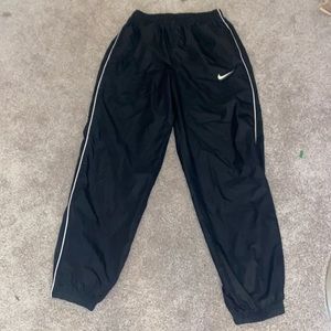 Nike Black Track Pants VINTAGE Size Small In Womens